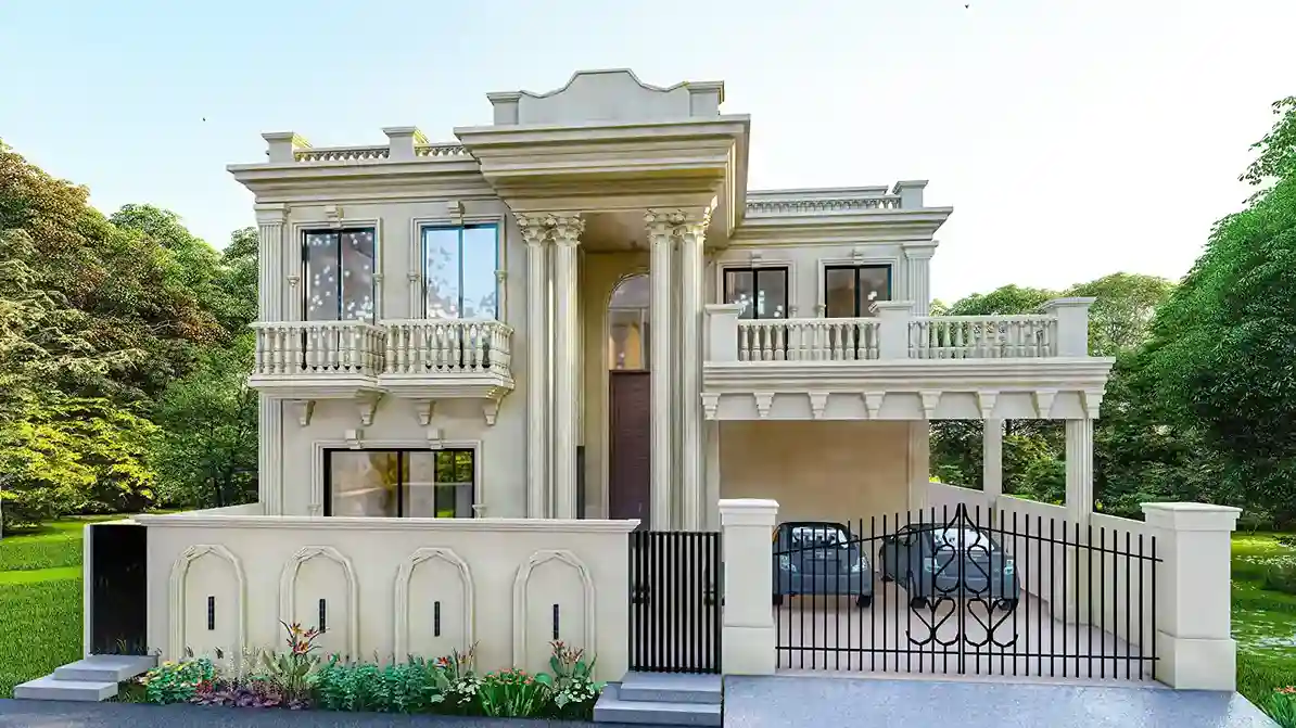 Exterior view of Mr. Amjad residence