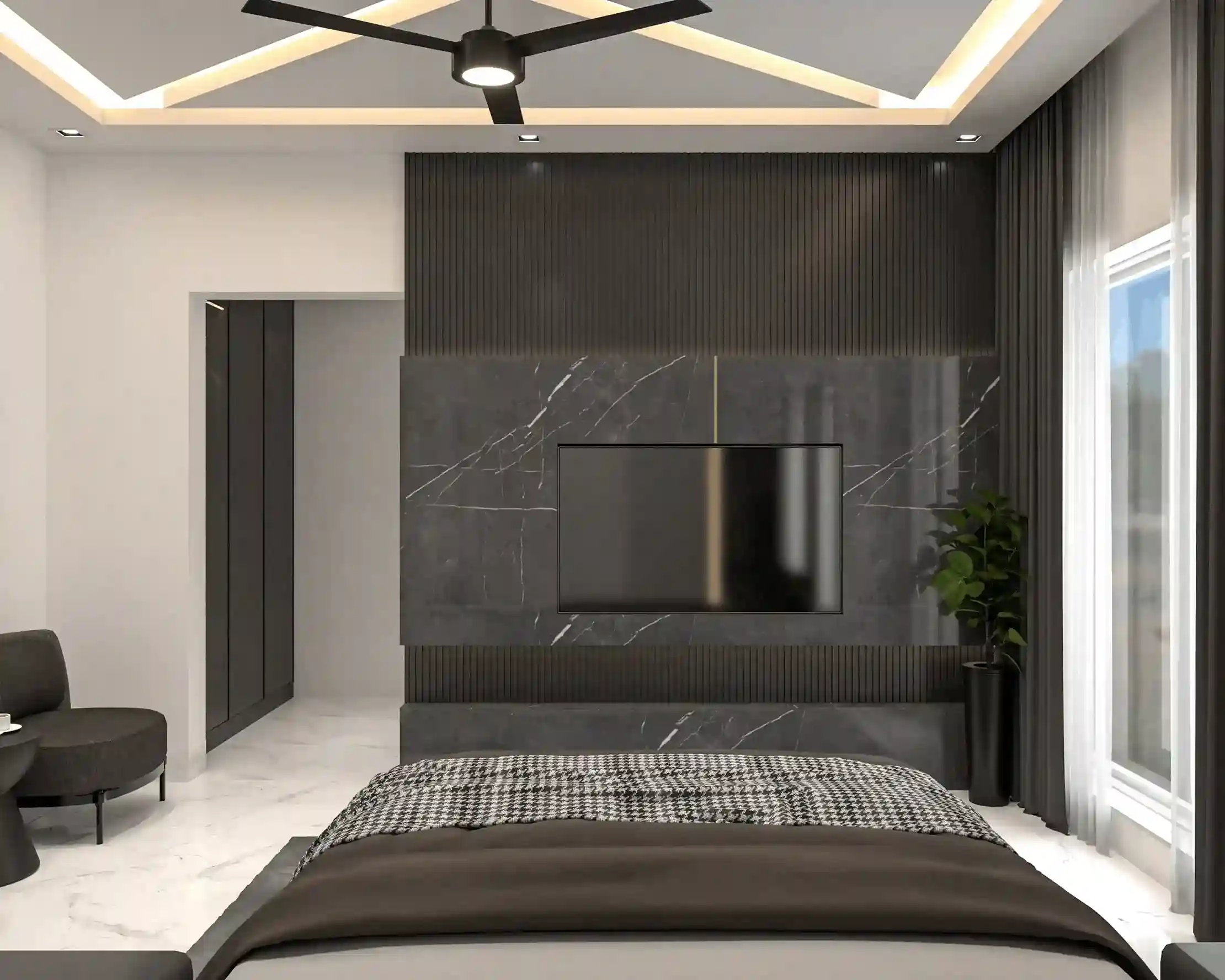 Interior detail in 1 kanal Peshawar project